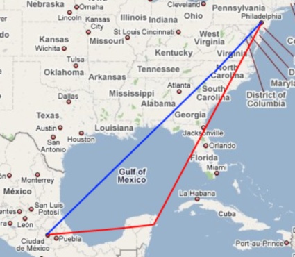 mapa-viaje-2a De todos los viajes este parece ser el menos malo, al parecer