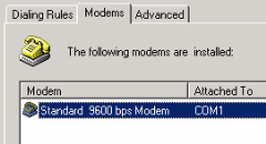 modem 9600