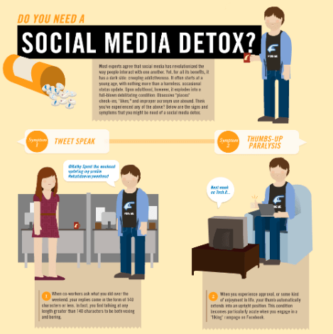 social media detox small