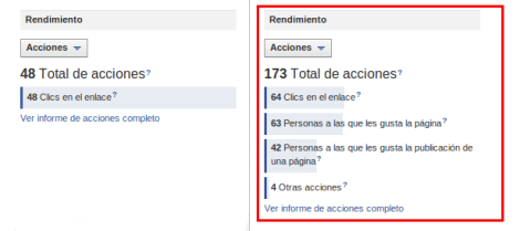 Campaña Facebook movil