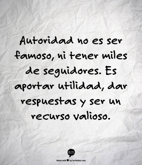 Quien es una autoridad