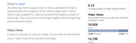 Explicación de métricas de video.