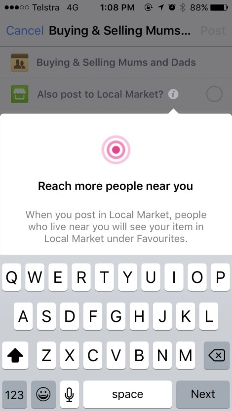 MelbourneLocalMarketPostToLocalMarket