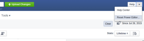 reset power editor segmentacion detallada